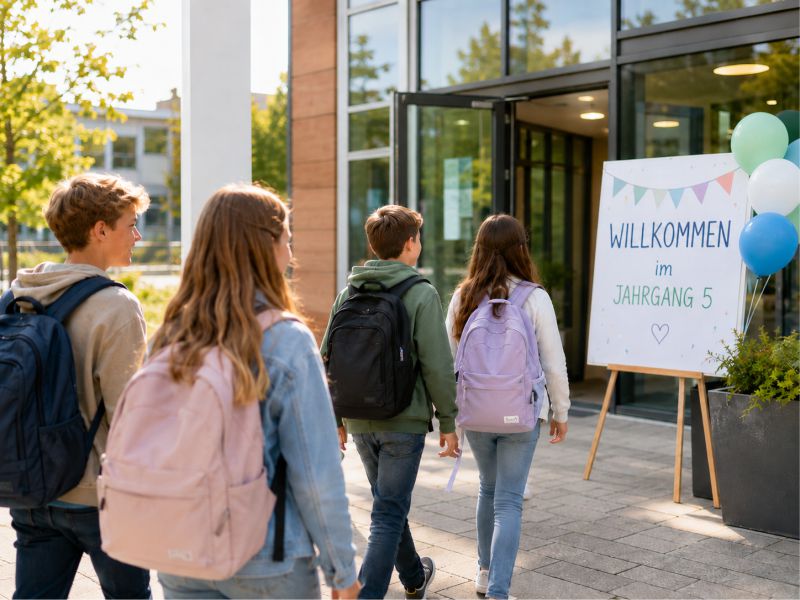 Schülerinnen und Schüler der Sekundarschule Bad Driburg